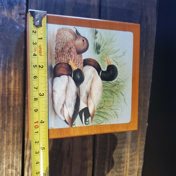 Mallard Duck Set Of 6 Cork Backed Coasters - Picture 5 of 11